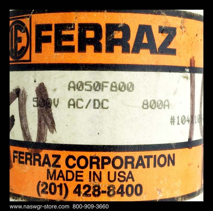 A050F800 ~ Ferraz A050F800 Fuse