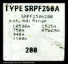GE Spectra RMS SFLA36AI0250 Circuit Breaker - 250 Amp - Unused
