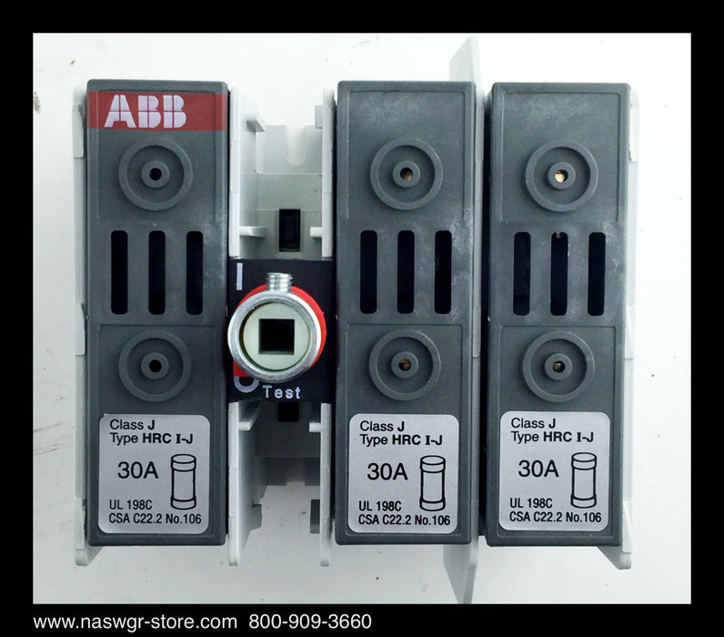 ABB OS 30FAJ12 Switch ~ 30 Amp