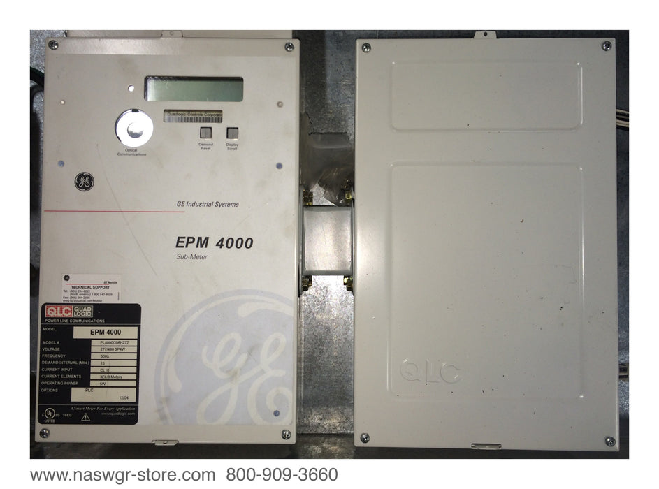 PL4000C08H277 ~ GE EPM4000 Sub Meter ~ PL4000C08H277