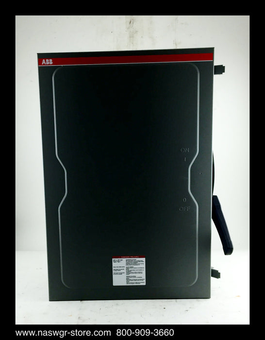ABB EOHU364K Heavy Duty Safety Switch - 200A/600V/3P/N1 - Unused