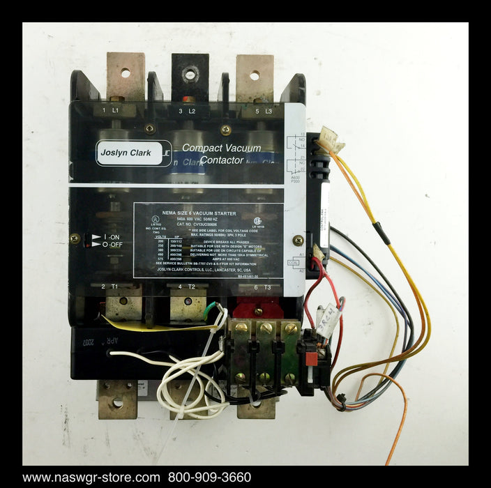 CV13UO30606 ~ Joslyn Clark CV13UO30606 Vacuum Contactor