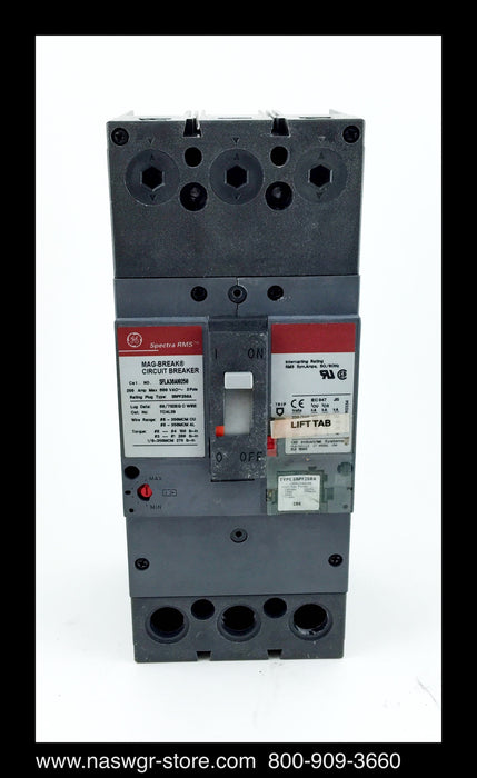 GE Spectra RMS SFLA36AI0250 Circuit Breaker - 250 Amp - Unused