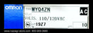 MYQ4ZN ~ OMRON MYQ4ZN Relay