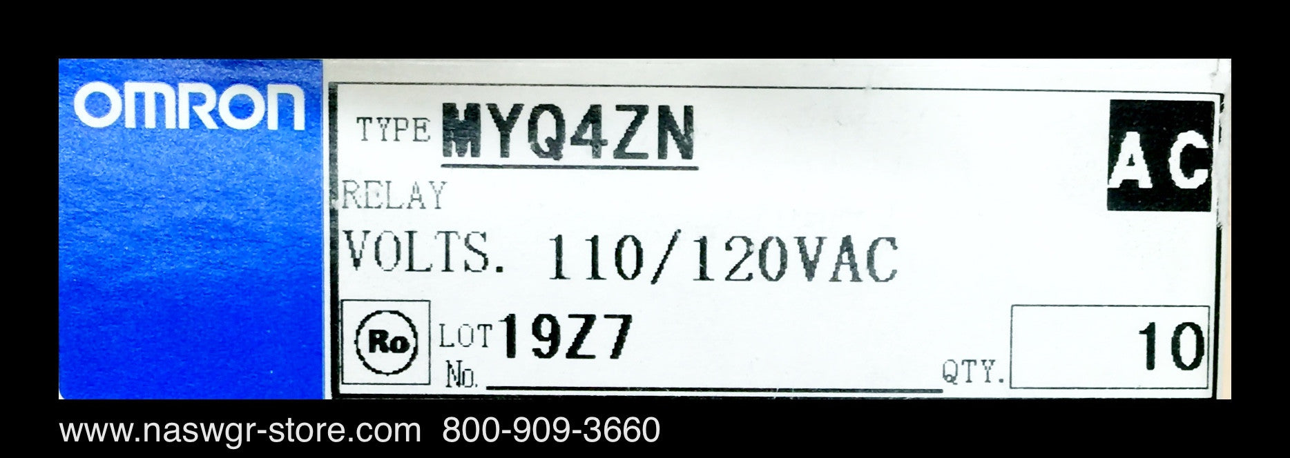 MYQ4ZN ~ OMRON MYQ4ZN Relay