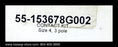 55-153678G002 ~ General Electric 55-153678G002 Contact Kit