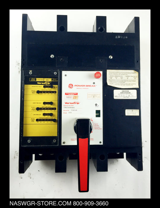 GE PowerBreak THSS4608DGB Circuit Breaker (M/O,B/I) - 800 Amp