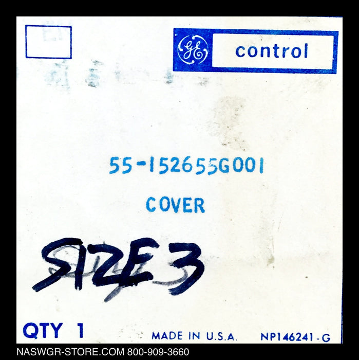 55-152655G001 - GE 55-152655G001 Contact Cover - Unused Surplus