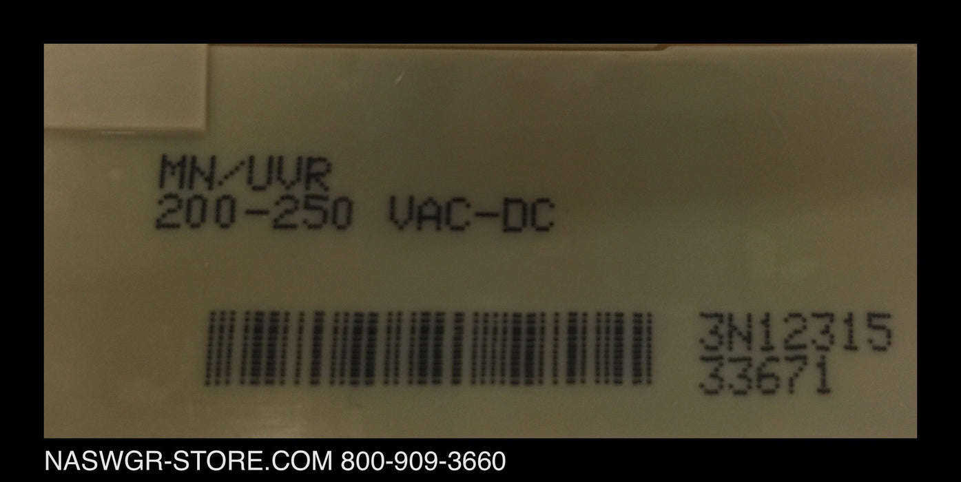 S33671 ~ Unused Surplus in Box Schneider Electric / Square D S33671 MN Undervoltage Release Coil 200-250VAC/DC