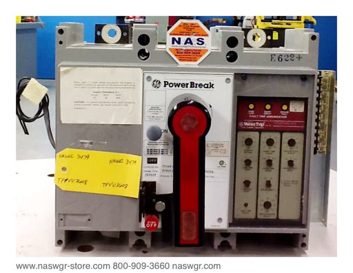 GE PowerBreak TPVVF3608 Circuit Breaker (M/O,B/I) - 800 Amp