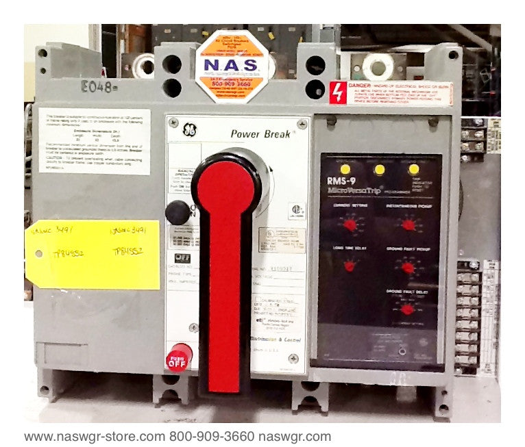 GE PowerBreak TP84SSZ Circuit Breaker (M/O,B/I) - 400 Amp