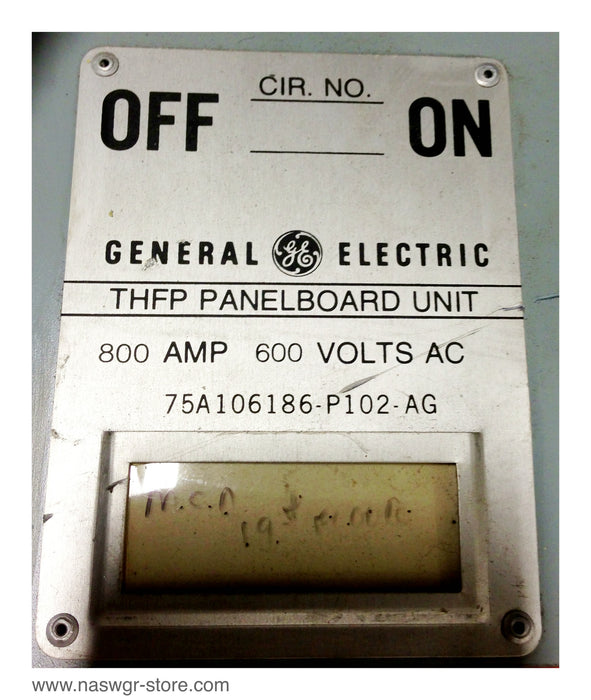 THFP367 ~ GE THFP367 Panelboard Switch ~ 800 Amp QMR367