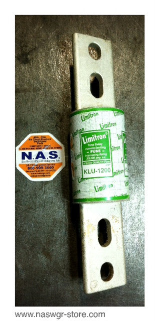 KLU-1200 , Limitron Time- Delay Current Limiting Fuse , *Unused Surplus* , Class L , PN; KLU-1200