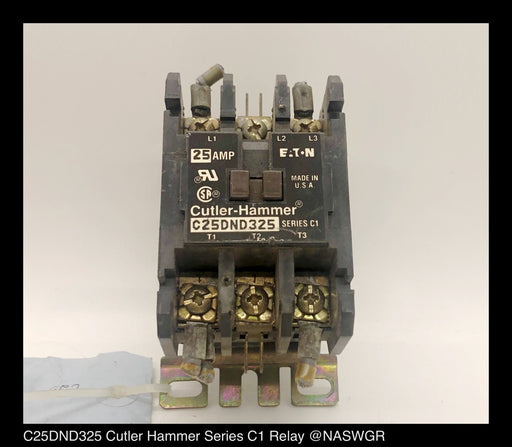 Eaton/Cutler Hammer C25DND325 Contactor ~ 25 Amp