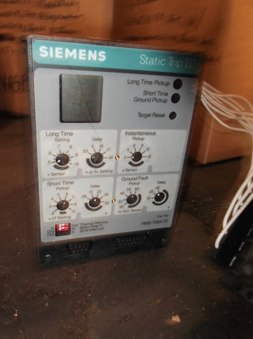Siemens Static Trip III programmer type TSIG-TZ