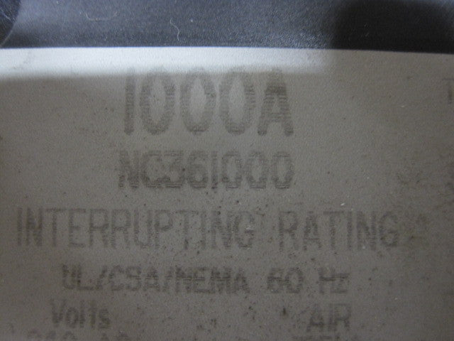 NC361000 ~ Square D I Line NC361000 circuit breaker ~ 1000 Amp