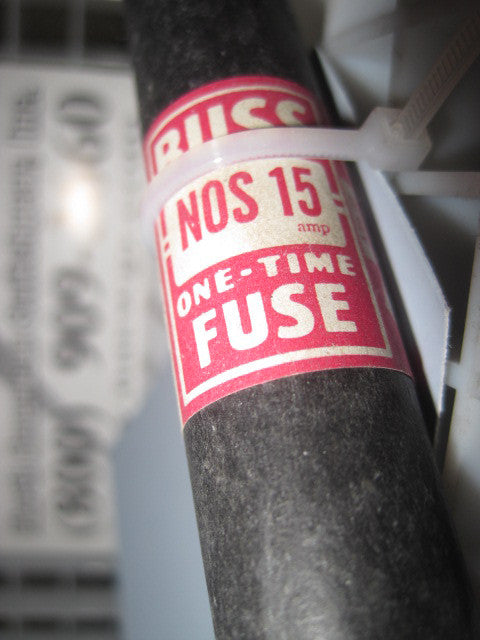 NOS15 , Bussman One-Time Fuse PN: NOS15