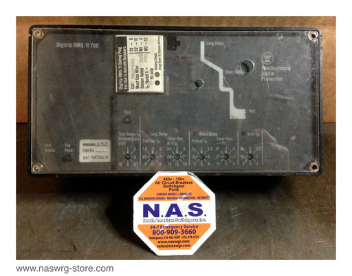 RH72CLSI , Westinghouse Digital Protection , Digitrip RMS/R 700 , LSI Functions , Rating Plug: Cat: PR6A30A300 , PN: RH72CLSI