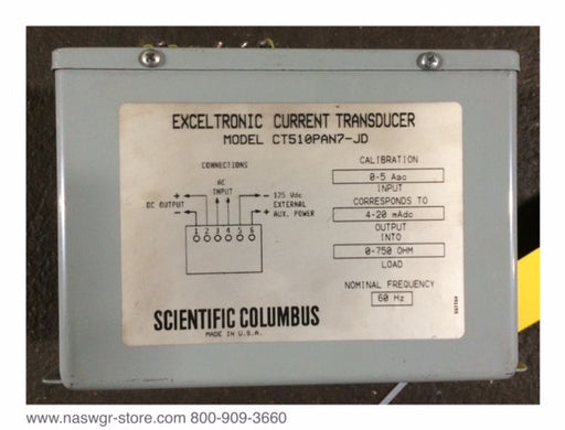CT510PAN7-JD ~ Scientific Columbus CT510PAN7-JD Current Transducer