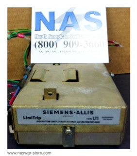Siemens Allis LimiTrip for DB-75 Circuit Breaker , Type: LTI