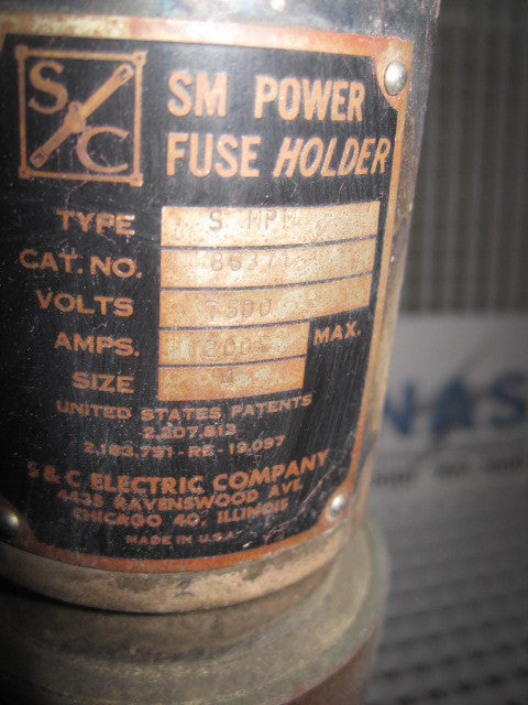 86371 ~ S&C SM Power Fuse Holder Type- SMPM