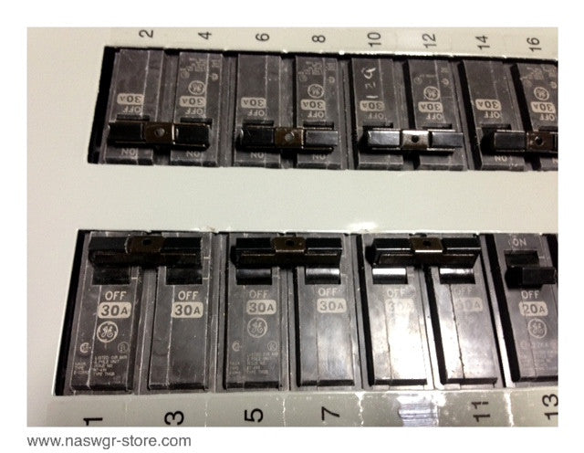 AQF3422SBX , AB55B , GE AQF3422SBX A Series Panelboard , NEMA 1 Enclosure , Box: AB55B , NO: AXB7T6 , 225 Amp , 208Y/120 Volts , 3 Phase, 4 Wire , PN: AQF3422SBX