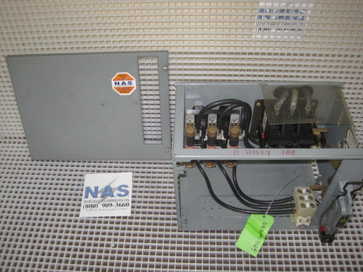Square D Model 4 Size 1 MCC Fusible Bucket HU100-3MC 12"