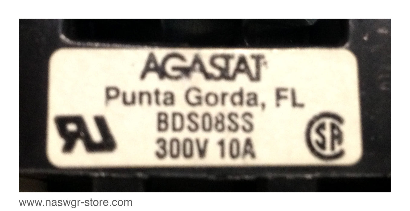 SSC12FDA , Agastat SSC12FDA Timing Relay , 48VAC/DC , Time: 2-60s , BDS08SS , 300V , 10A , PN: SSC12FDA