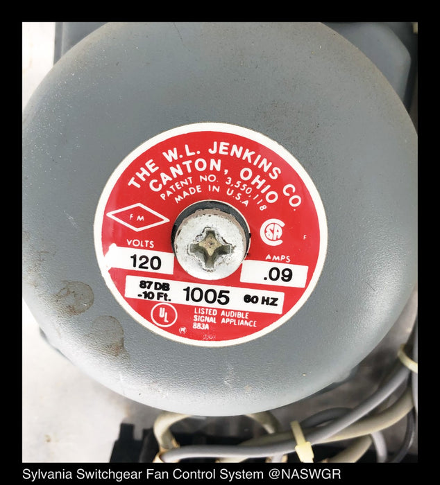 Sylvania Switchgear Fan Control System