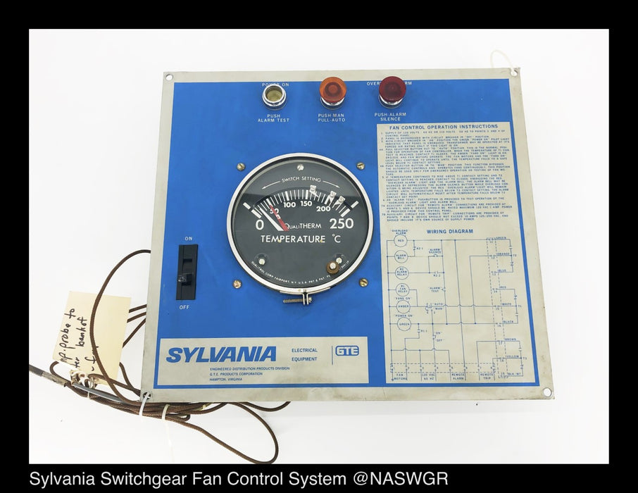Sylvania Switchgear Fan Control System