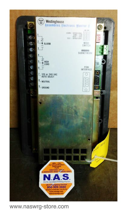 T940208 , 2D78548 , Westinghouse Assemblies Electronic Monitor II , Style: 2D78548 , PN: T940208