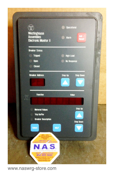 T940208 , 2D78548 , Westinghouse Assemblies Electronic Monitor II , Style: 2D78548 , PN: T940208