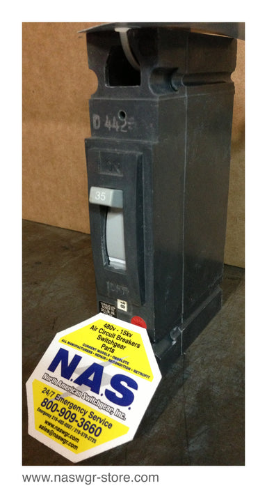 TED113035 , GE TED113035 Circuit Breaker , 277 VAC , 35 Amp , 125 VDC , 1 Pole , PN: TED113035