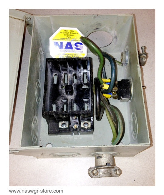 Allis Chalmers Test Station with pull fuse block , 125 Volts DC , Allis Chalmers Test Station