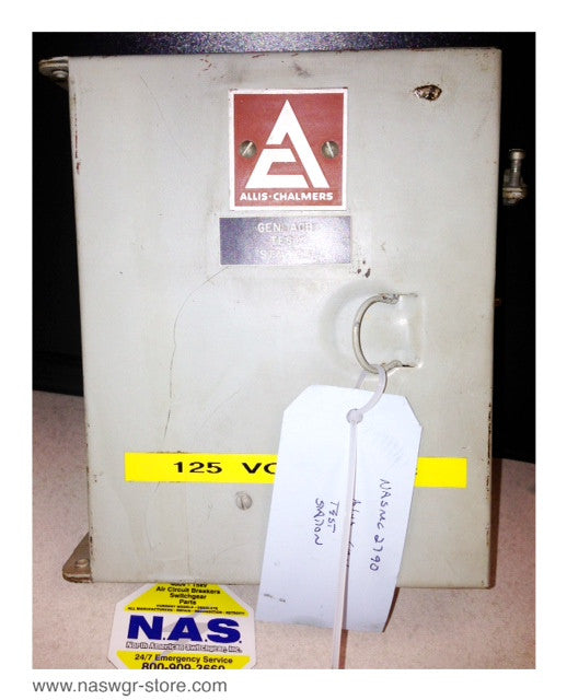 Allis Chalmers Test Station with pull fuse block , 125 Volts DC , Allis Chalmers Test Station
