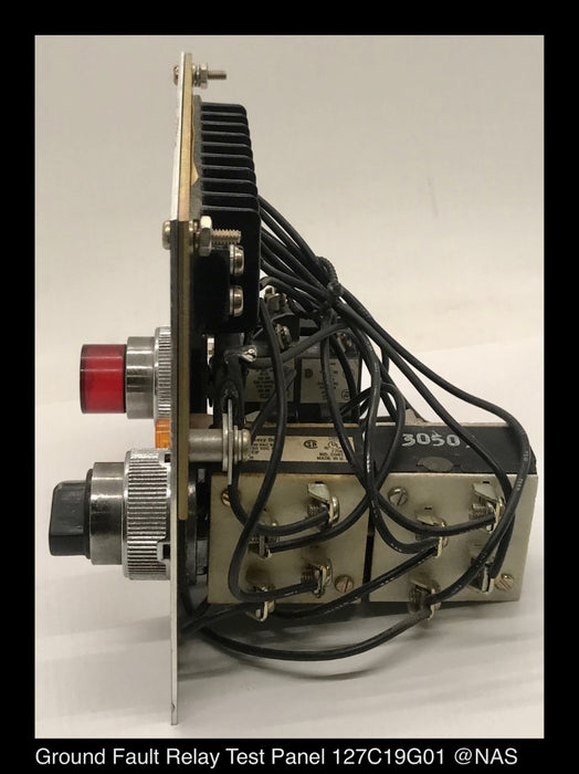 Westinghouse 1274C19G01 Ground Fault Relay Test Panel ~ 120vAC