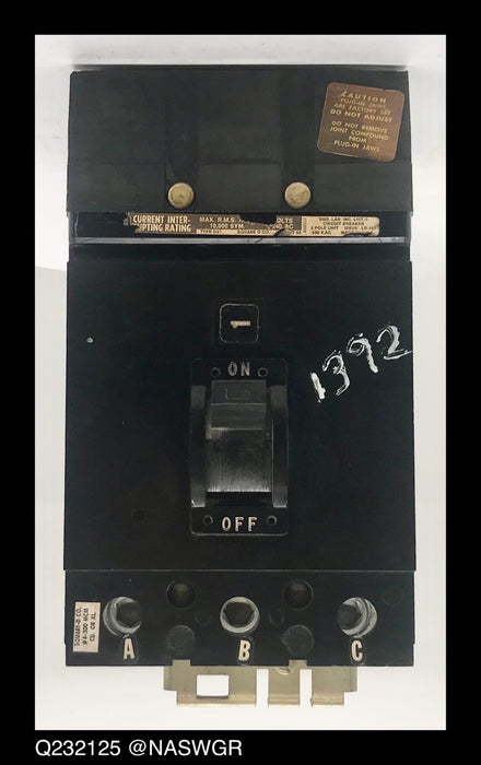 Square D Q232125 Molded Case Circuit Breaker ~ 125 Amp