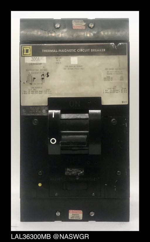 Square D LAL36300MB Molded Case Circuit Breaker ~ 300 Amp