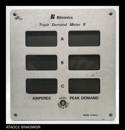 Bitronics ATADC2 Triple Demand Meter II ~ 600:5