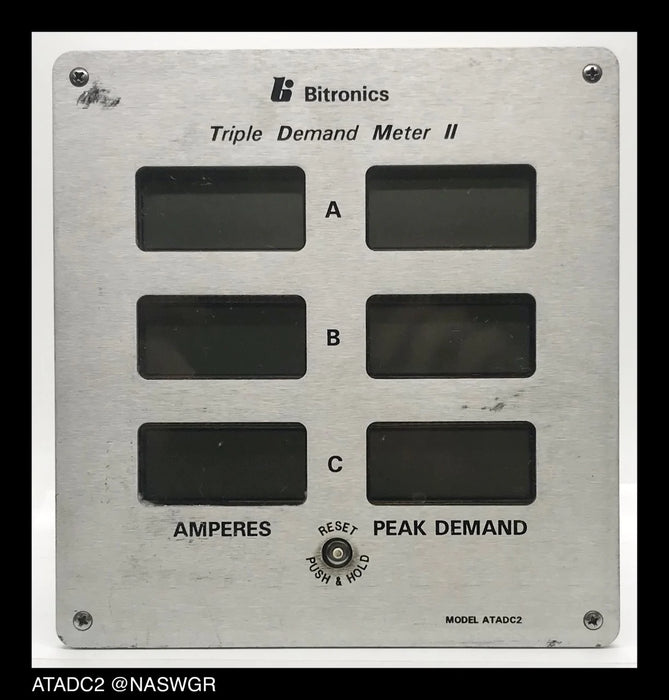 Bitronics ATADC2 Triple Demand Meter II ~ 400:5