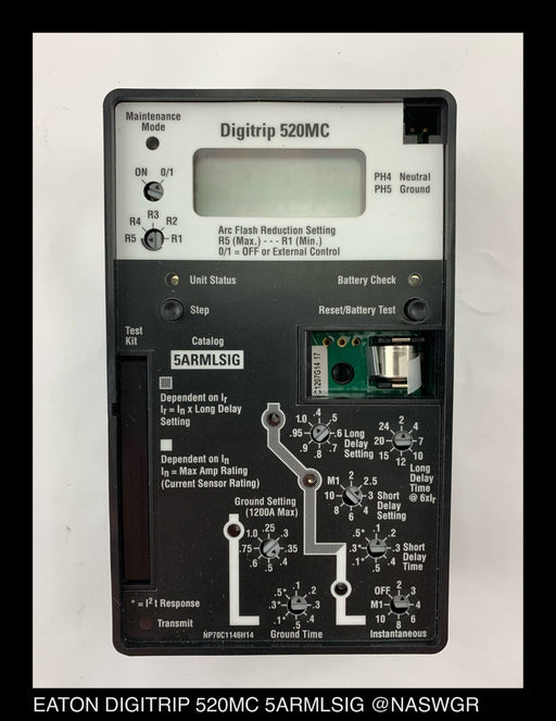 Eaton Digitrip 520MC 5ARMLSIG Trip Unit - Unused Surplus