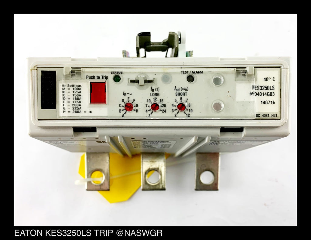 Eaton Digitrip 310+ KES3250LS Trip Unit - 250 Amp - Unused