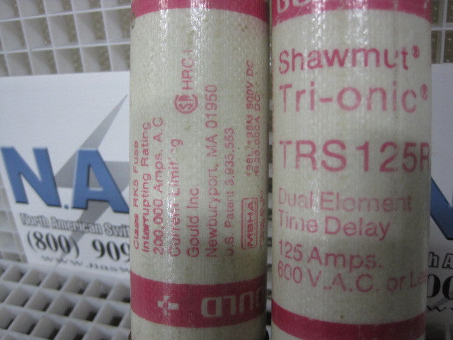 TRS125R , Gould Shawmut Fuse Type: TRS125R