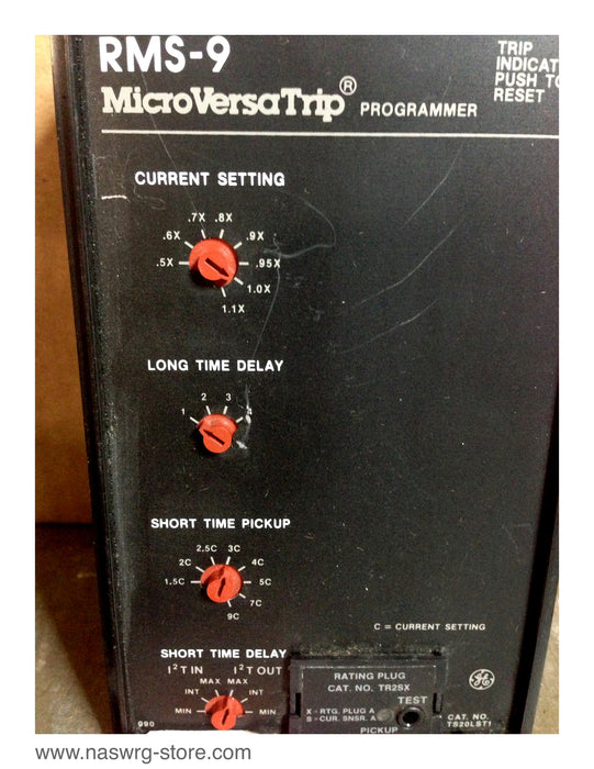 TS20LST1 , GE RMS-9 MicroVersaTrip Programmer , LS Functions , Rating Plug PN: TR2SX , PN: TS20LST1