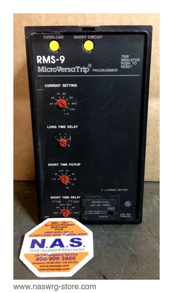 TS20LST1 , GE RMS-9 MicroVersaTrip Programmer , LS Functions , Rating ...