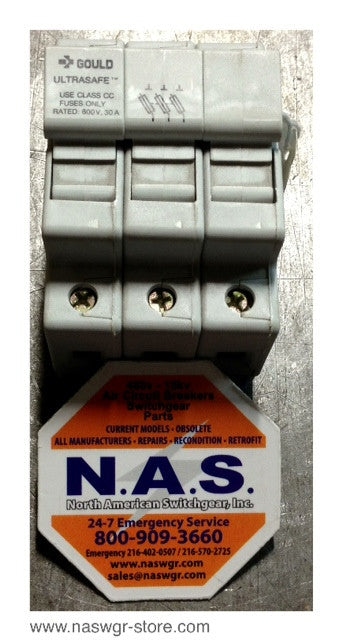 USCC3 , Gould USCC3 Ultrasafe fuse holders , 30 Amp , 600V , PN: USCC3