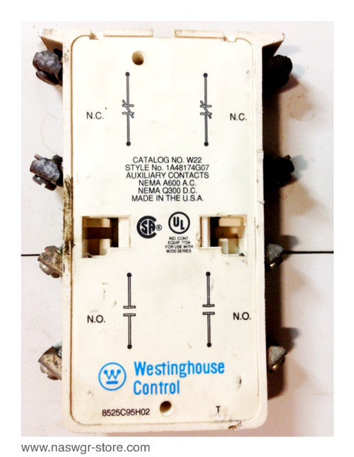 W200M5CFC ~ Westinghouse W200M5CFC Size 5 Starter ~ 1A96725G01