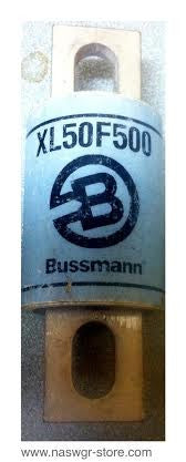 XL50F500 ~ Bussman XL50F500 Fuse ~ 500 Amps